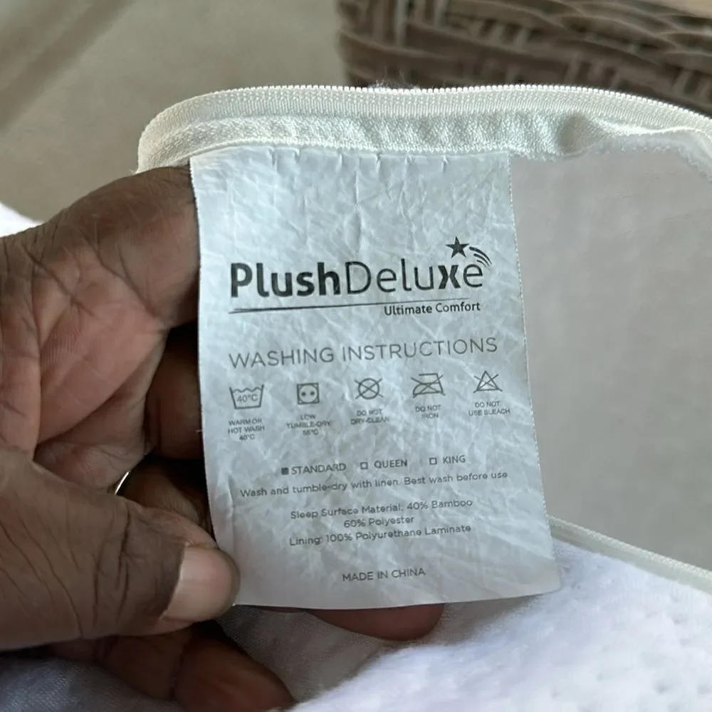 Plush Deluxe Bamboo Pillow Protectors (2)